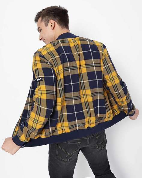 H and shop m checked jacket