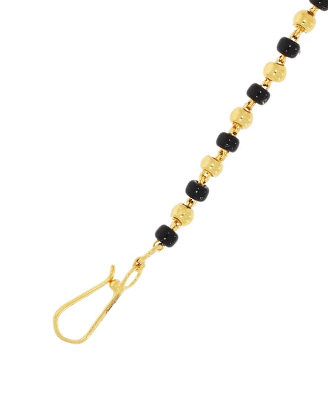 Gold Black Hearts Imitation Bracelet Party Wear Collection For Womens  BRAC132