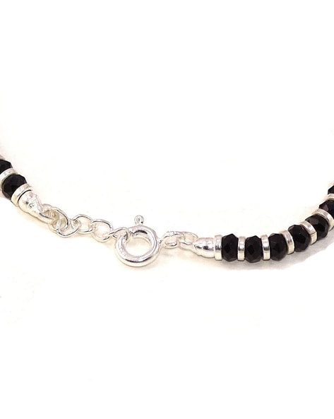 Sterling Silver with Silver Stardust Bead Bracelet  Highland Hiddle