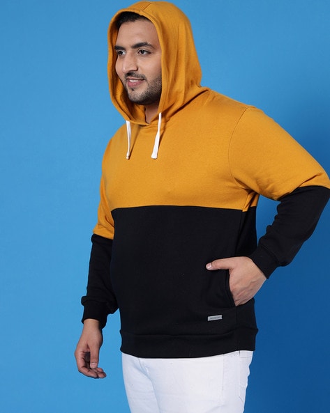 Hoodie with different hot sale color sleeves