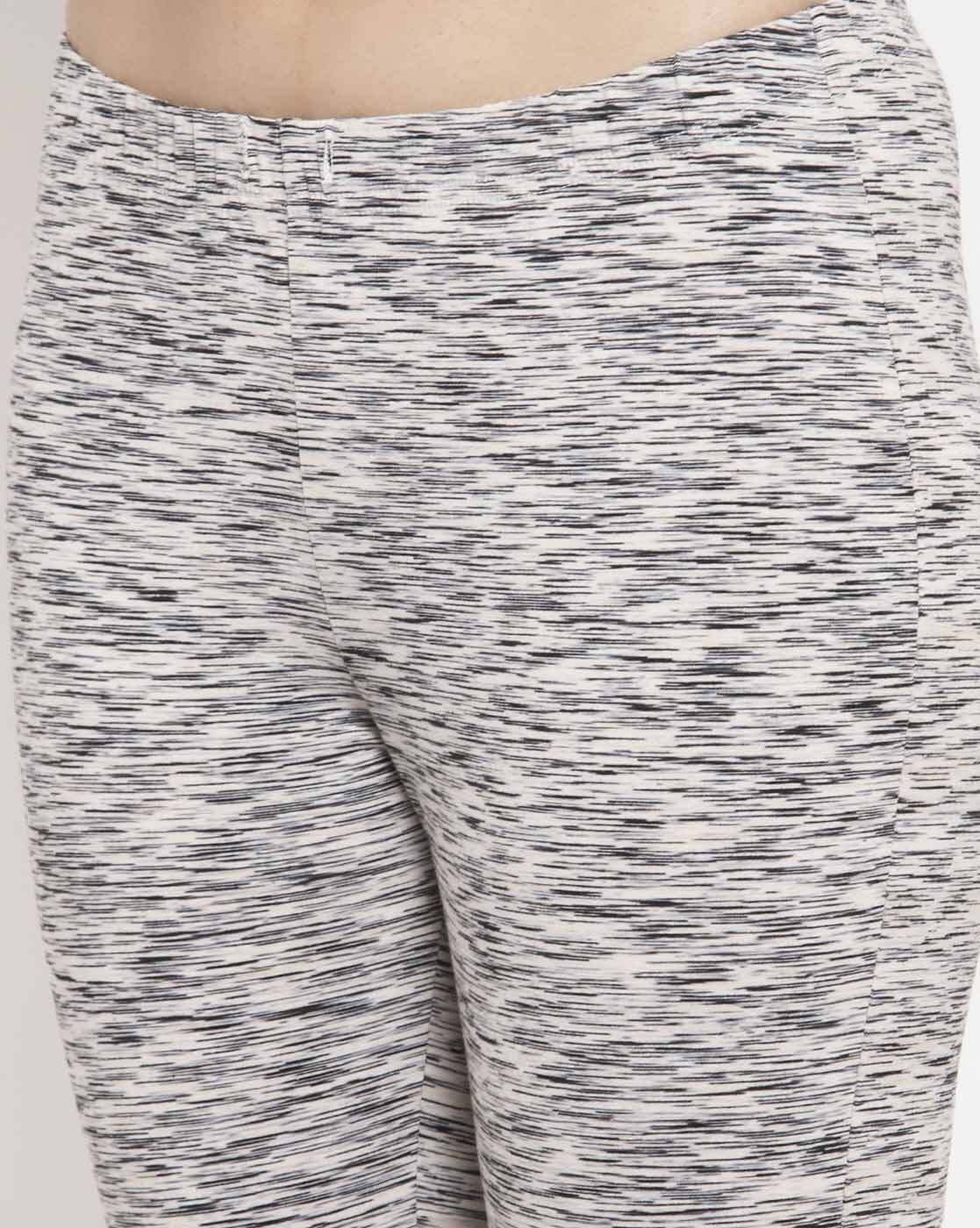 Buy Grey Leggings for Women by WOLFPACK Online