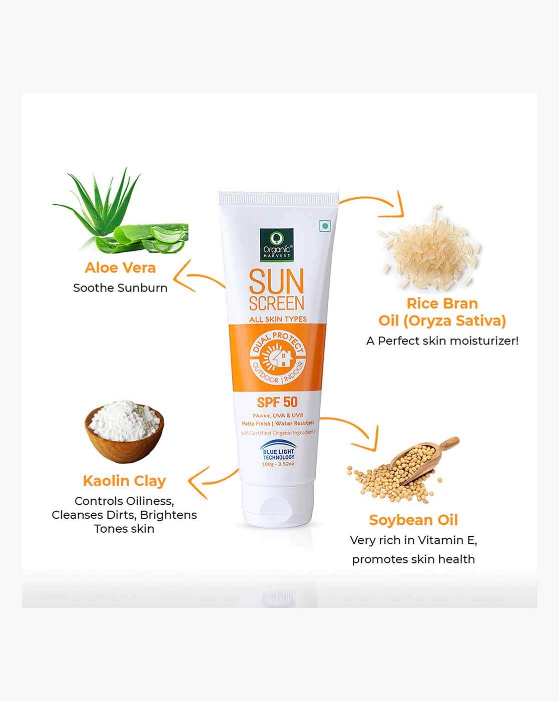 organic harvest sunscreen spf 50