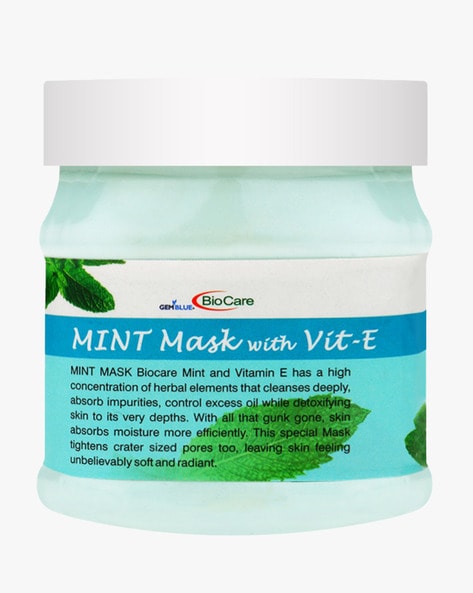 Herb mint facial sale mask