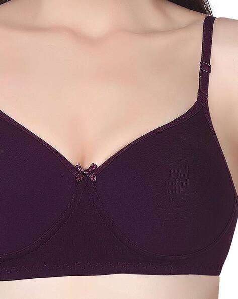 Buy Dark-Purple Bras for Women by V-STAR Online