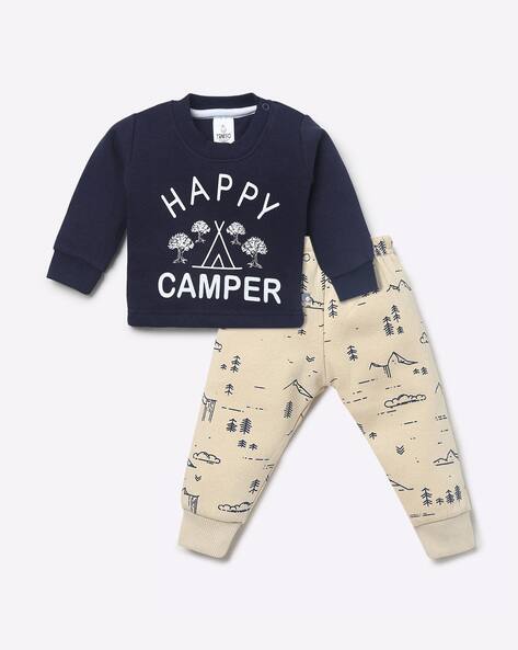 Printed Sweatwear & Jogger Set