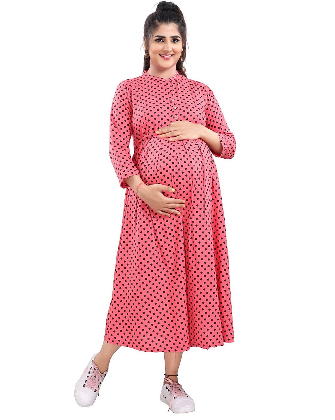 mamma's maternity Women Maxi Brown Dress - Buy mamma's maternity Women Maxi  Brown Dress Online at Best Prices in India | Flipkart.com