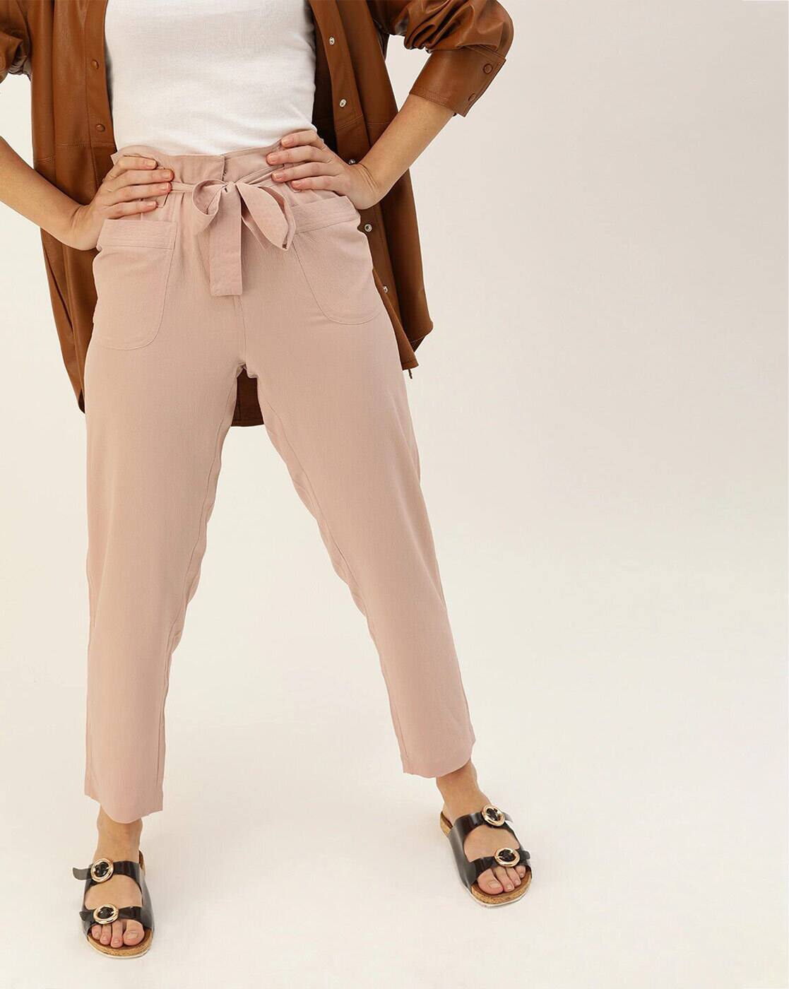 Buy Nude Trousers \u0026 Pants for Women by 