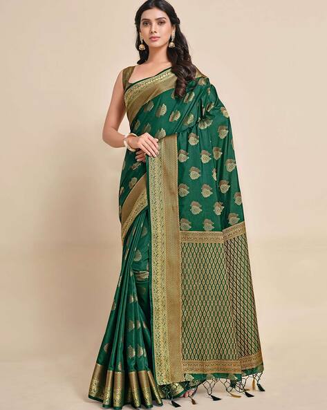 Buy Mimosa Womens kanchipuram Art Silk Saree With Unstiched Brocade Blouse   5532567SDGAJJ Online at Best Prices in India  JioMart