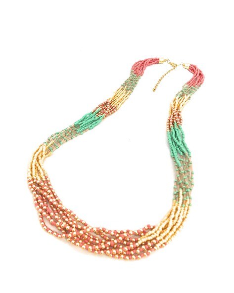 Women's long hot sale strand necklaces