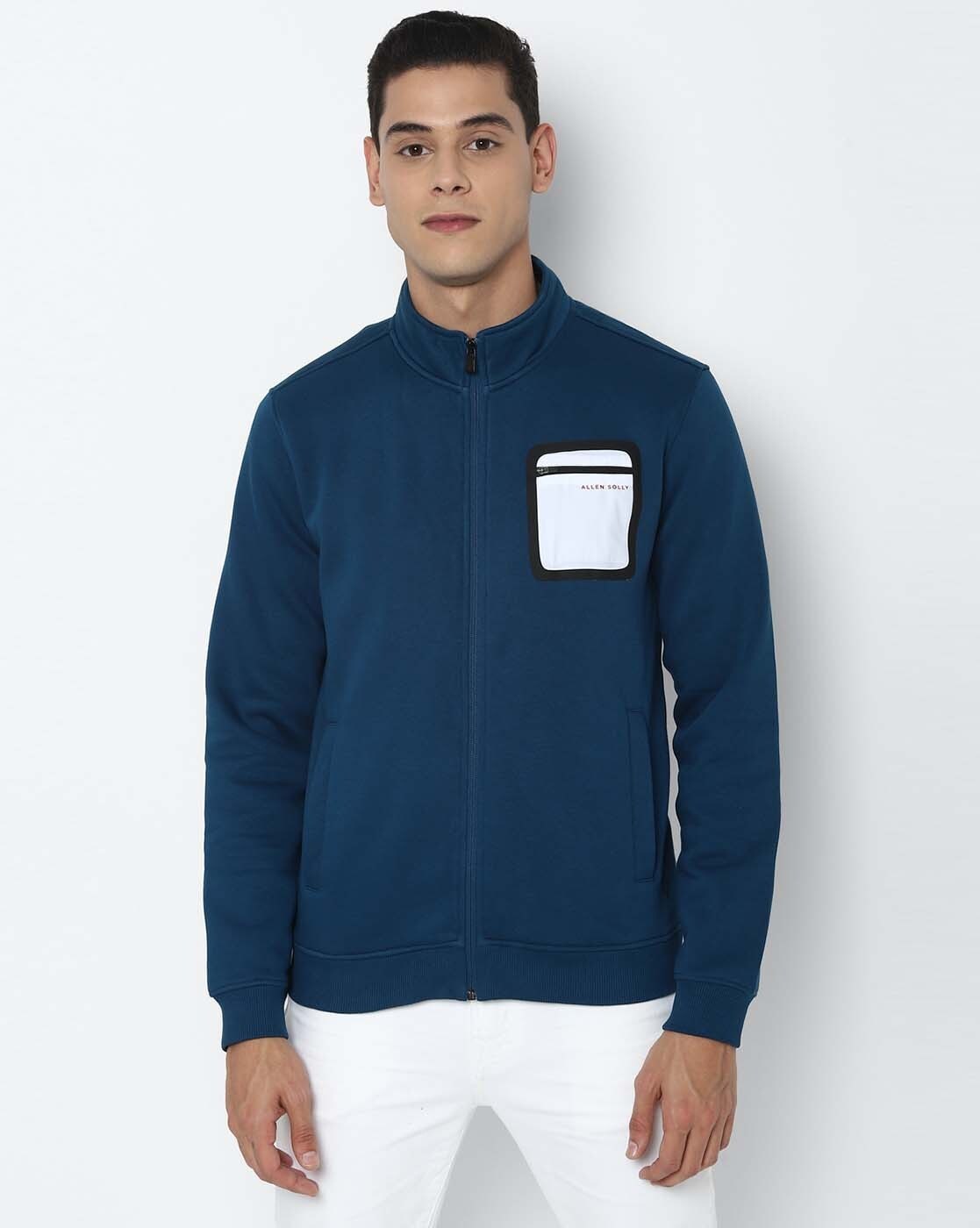 Allen Solly Sleeveless Solid Men Jacket - Buy Blue Allen Solly Sleeveless  Solid Men Jacket Online at Best Prices in India | Flipkart.com