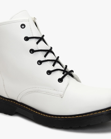 Buy White Boots for Women by ADORLY Online