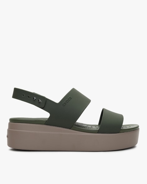 Sandals low online wedge