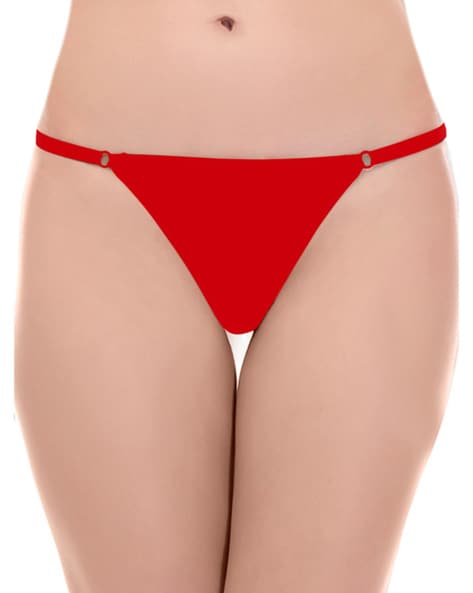 Thongs with Elasticated Waist