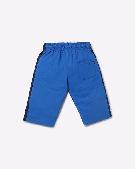 Mid-Rise Bemuda Shorts with Side Taping view 2