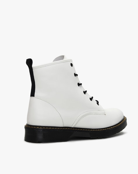 Buy White Boots for Women by ADORLY Online