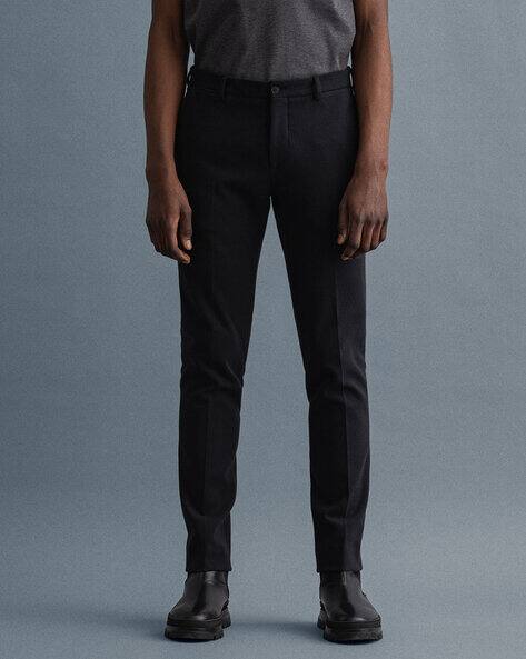 Buy Black Trousers \u0026 Pants for Men by 