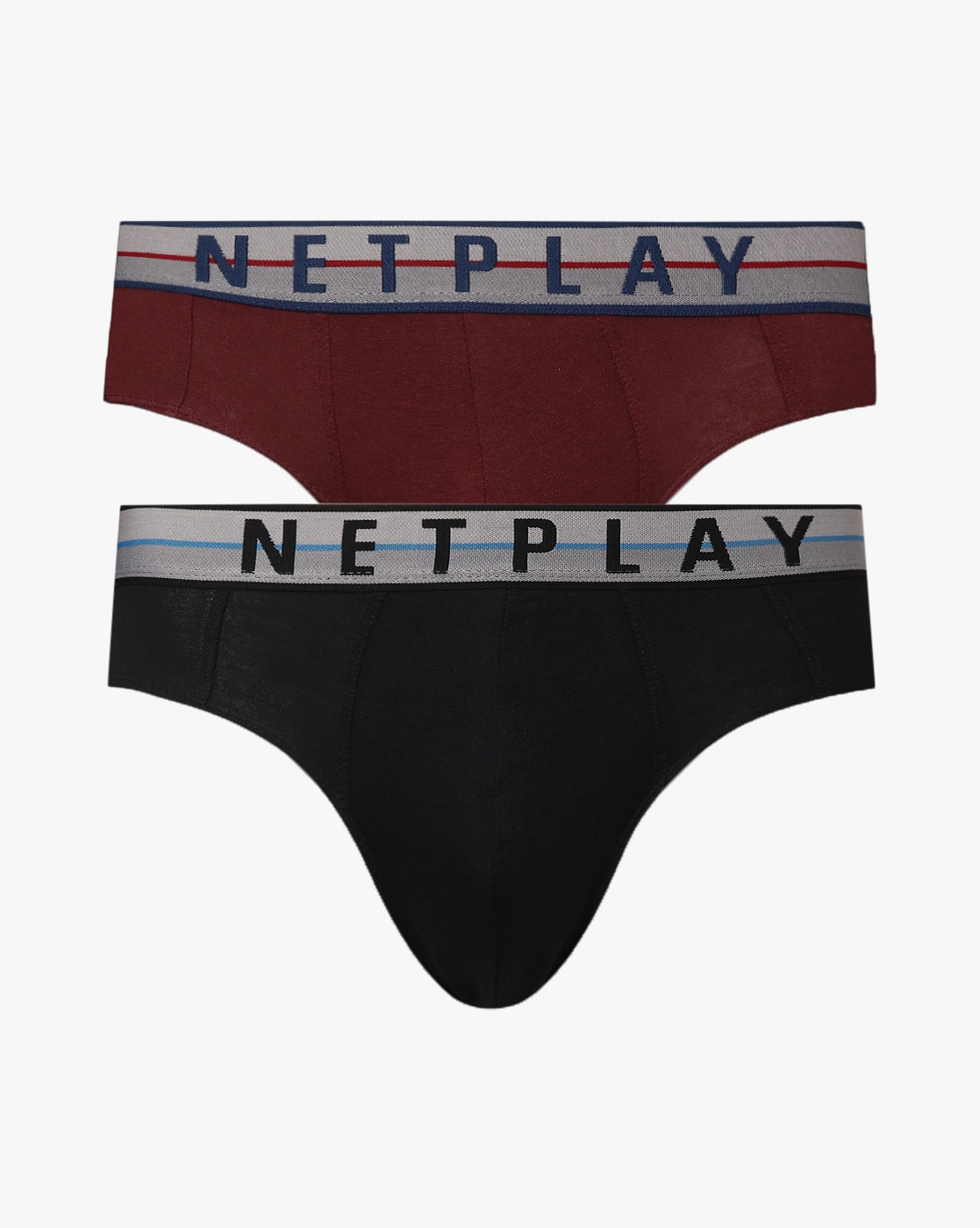 Buy Multicoloured Briefs for Men by NETPLAY Online