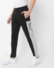 Fralet Fitted Track Pants with Contrast Panel