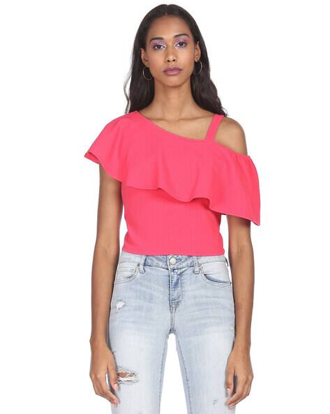 Buy Pink Tops for Women by SUGR Online | Ajio.com