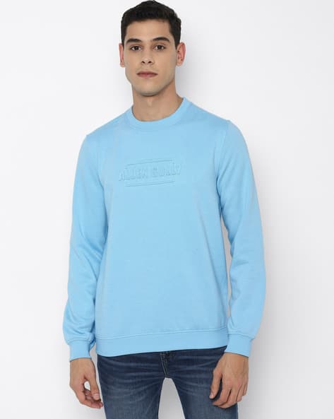 Brand Print Crew-Neck Sweatshirt