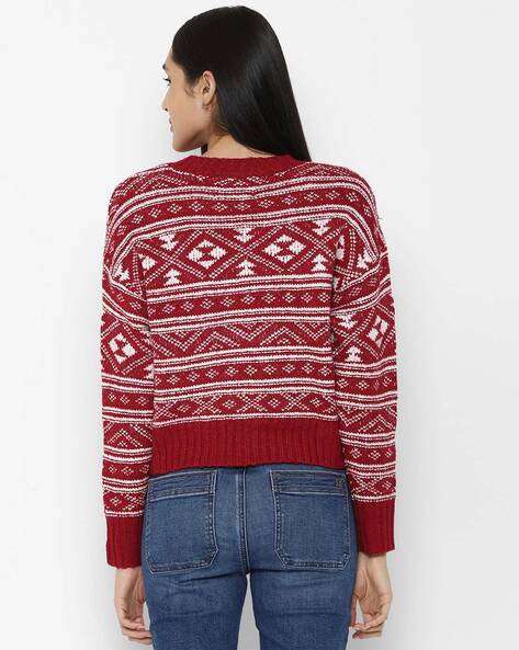 American eagle red clearance sweater