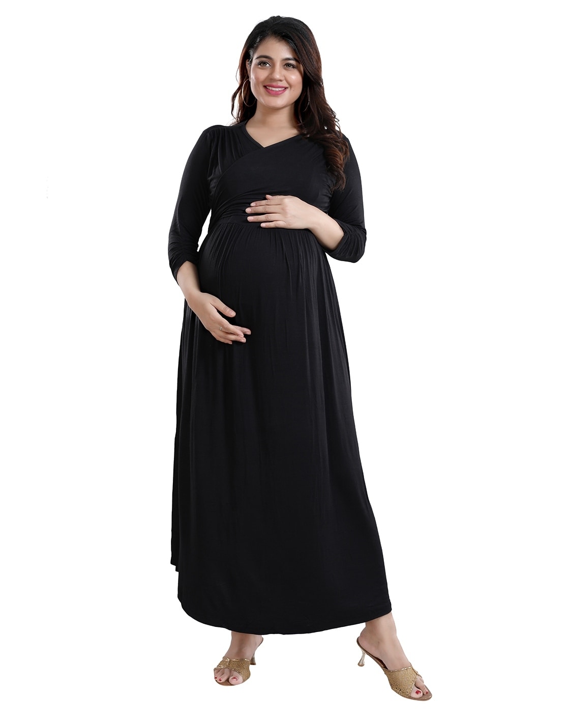 Elegant Maternity Dress | Elegant Dress Pregnancy | Pregnancy Dresses Women  - Autumn - Aliexpress