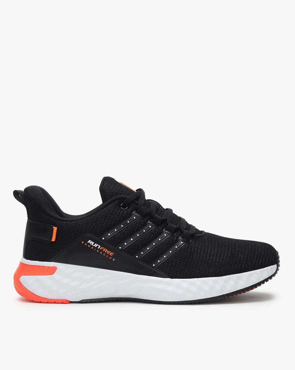 Buy Black \u0026 Orange Sports Shoes for Men 