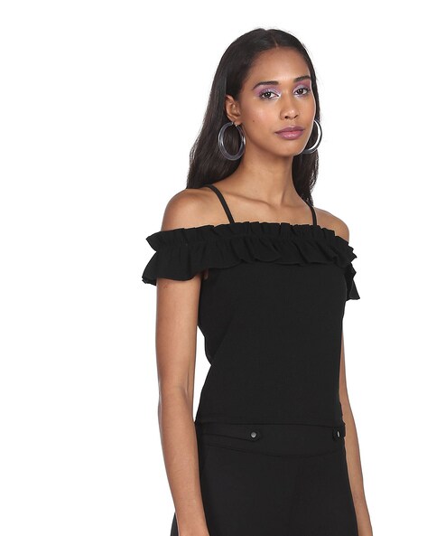 Strappy off shoulder top new arrivals