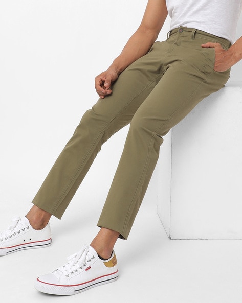 Buy Cool Grey Trousers & Pants for Men by AJIO Online | Ajio.com
