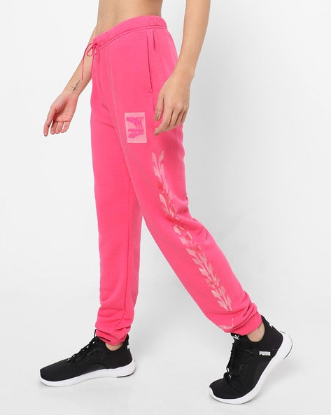 Buy Pink Track Pants for Women by Puma Online Ajio