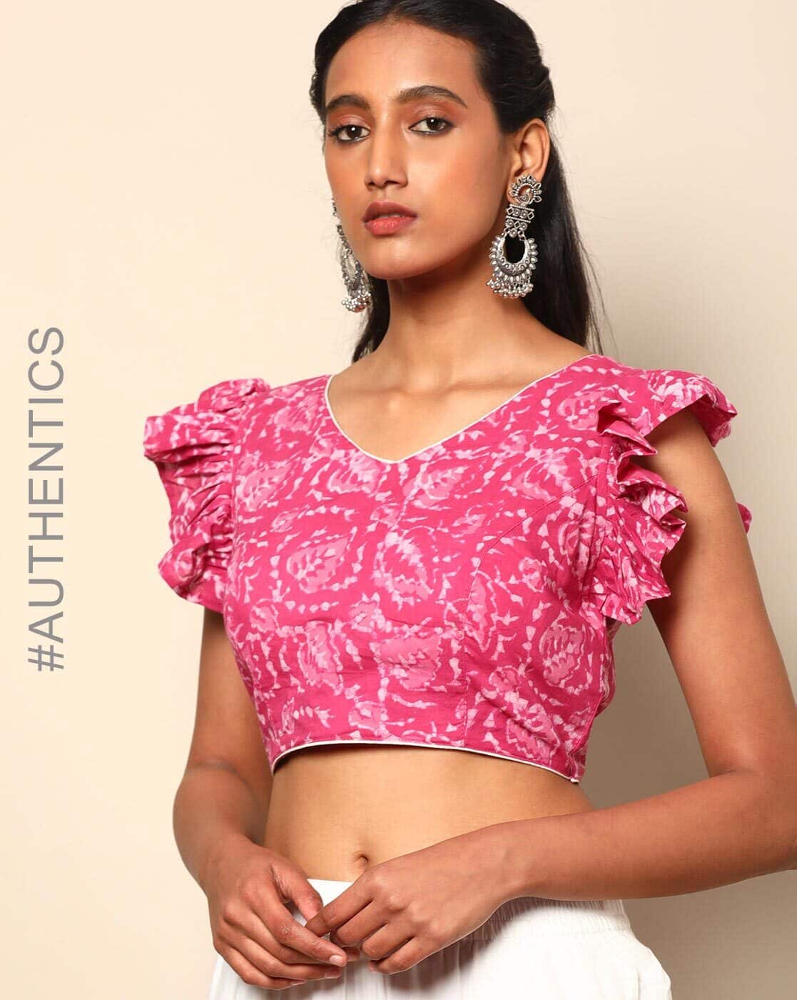 トップス andequal piping bulky frill blouse Andequal piping bulky frill blouse