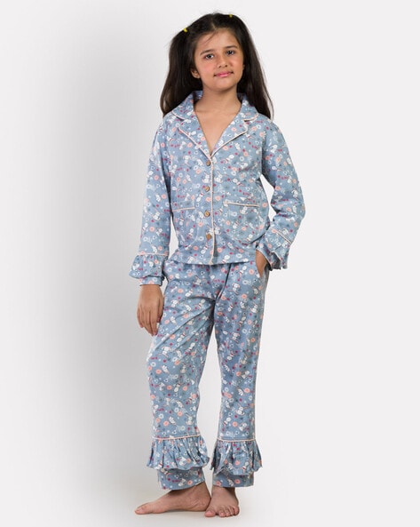 Cartoon Print Nightwear Set