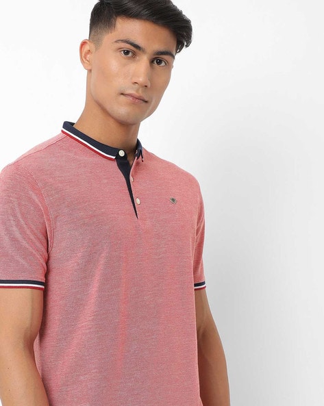 light red polo