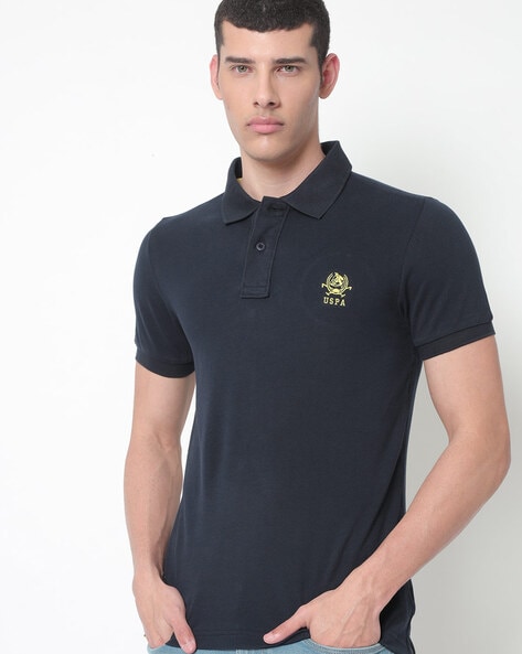 low polo tee