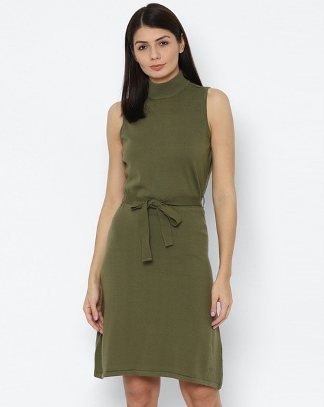 Buy Olive Green Dresses for Women by ALLEN SOLLY Online Ajio