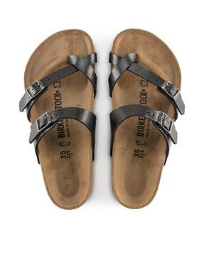 Buy Black Flat Sandals for Women by 
