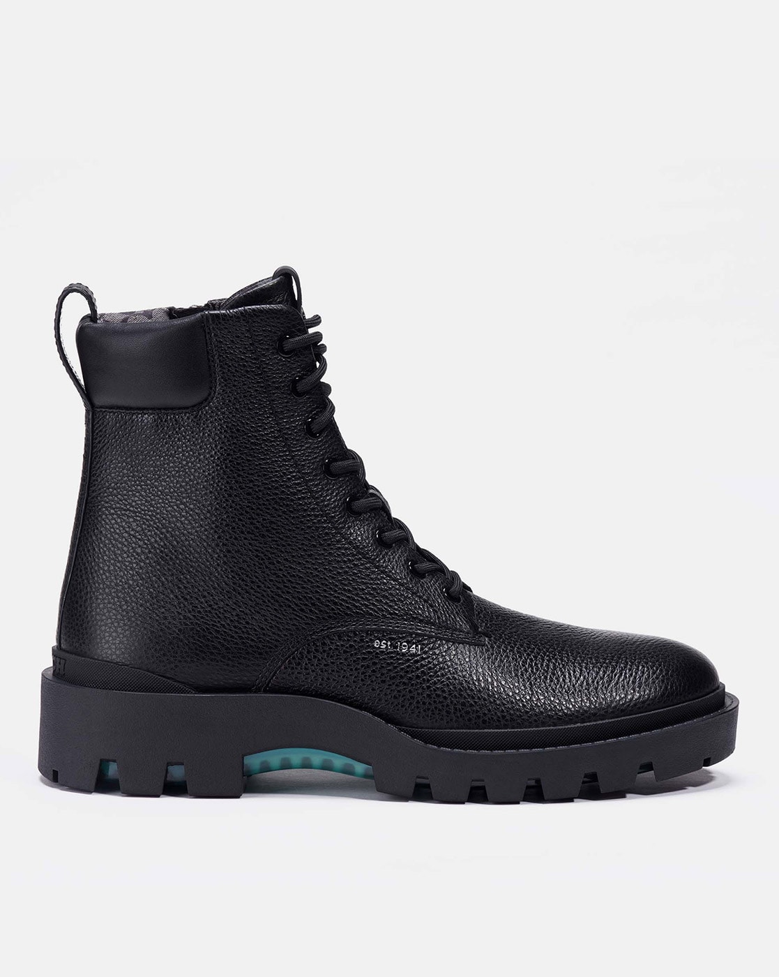 coach men's black boots