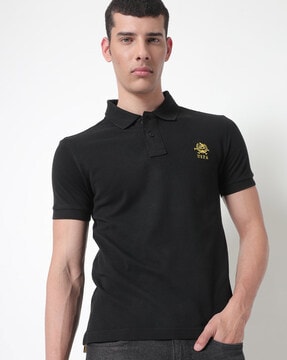 polo slim fit black