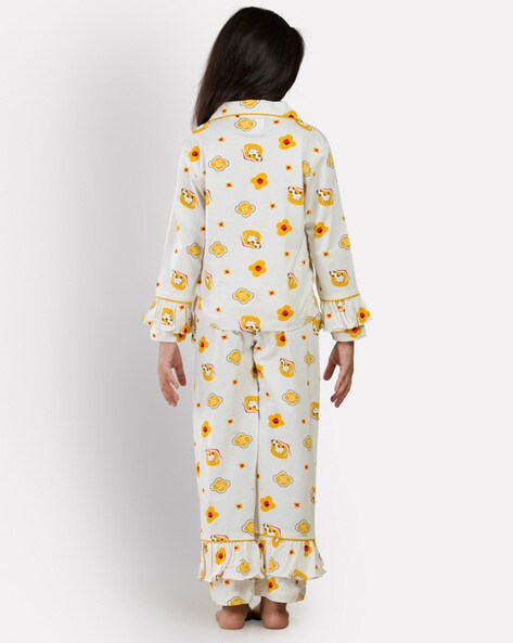 Cartoon Print Nightwear Set