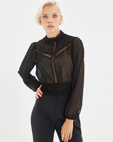 Buy Black Tops for Women by TRENDYOL Online