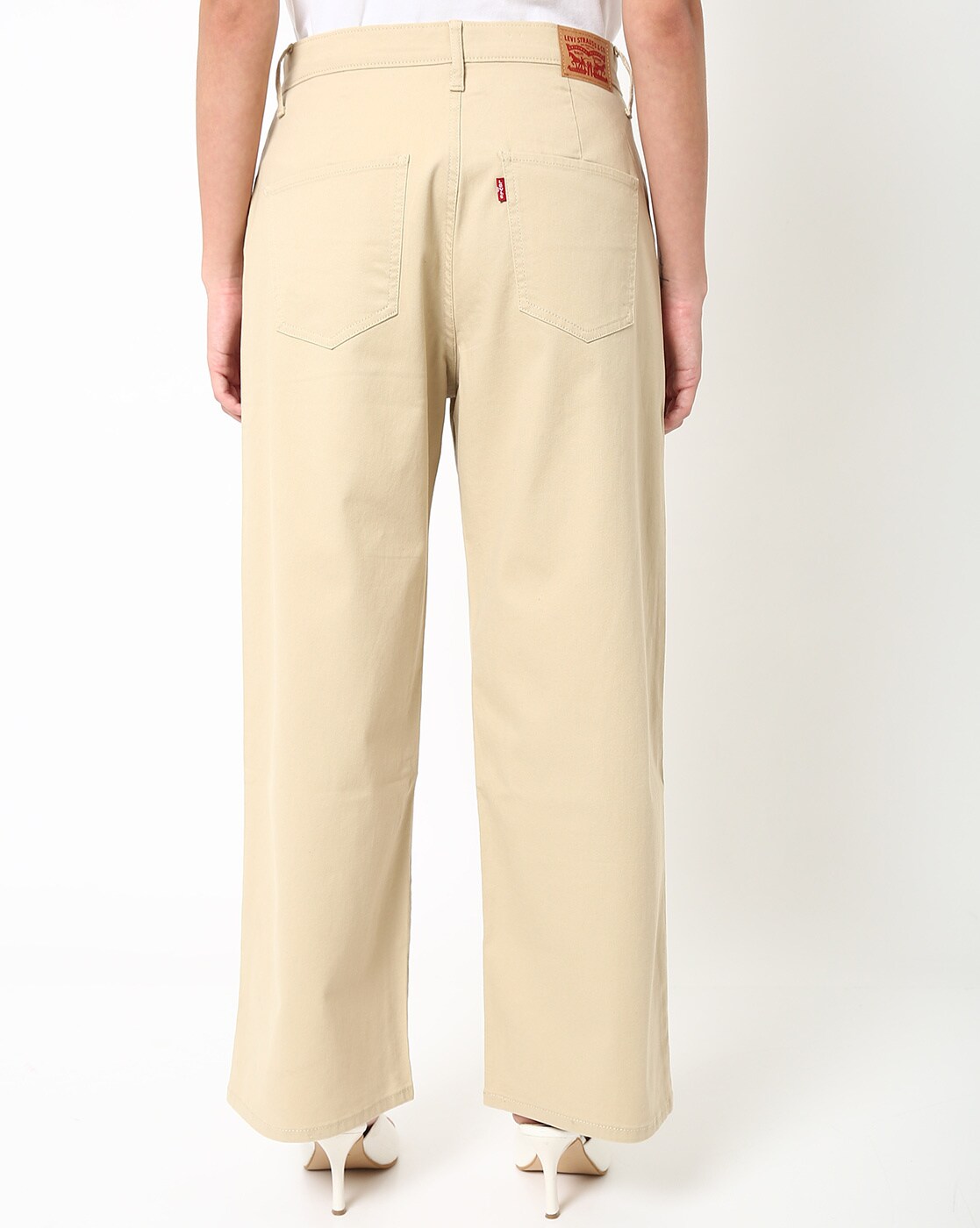 ELLA 2.0 - Wide beige pants