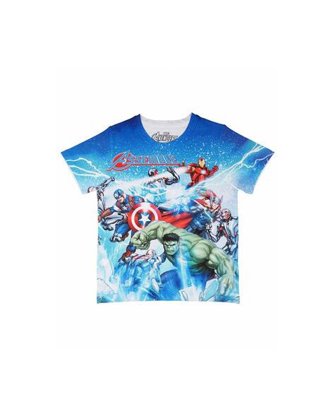 Buy Multi Tshirts for Boys by MARVEL 