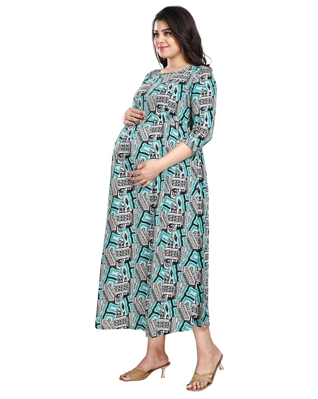 mamma's maternity Women Fit and Flare Dark Blue Dress - Buy mamma's  maternity Women Fit and Flare Dark Blue Dress Online at Best Prices in  India | Flipkart.com
