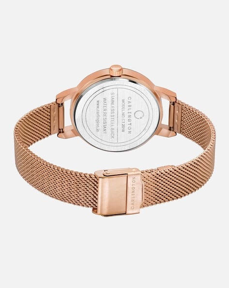 Rose-Gold Mesh Chain Watch For a Strong Men's Wrist 113P MRMW – FastTime  Watches