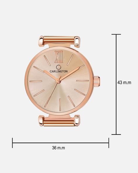 CT2016 Water-Resistant Analogue Watch with Mesh Strap