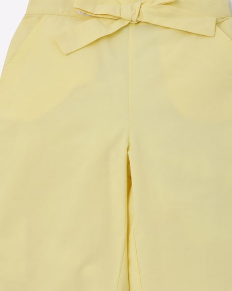 Buy Yellow Trousers & Pants for Girls by KG FRENDZ Online