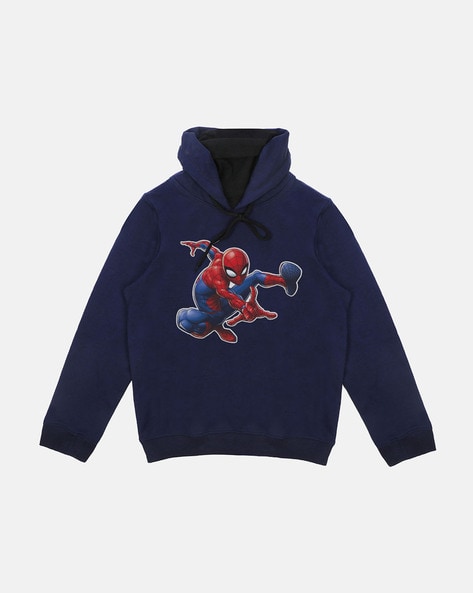 Blue hoodie outlet spiderman