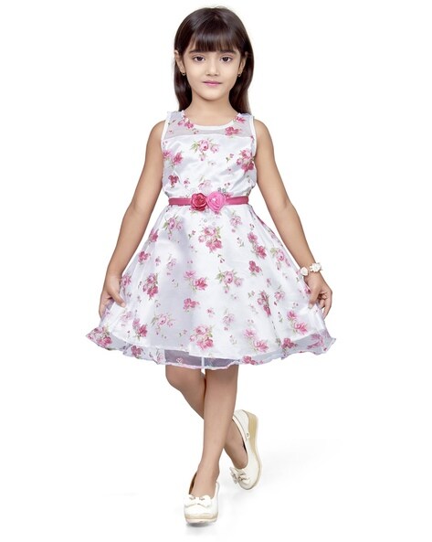 Buy online Girls Round Neck Three Quarter Sleeves Frock from girls for  Women by Doodle for ₹819 at 49% off | 2024 Limeroad.com