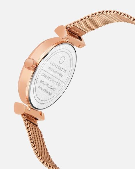 CT2016 Water-Resistant Analogue Watch with Mesh Strap