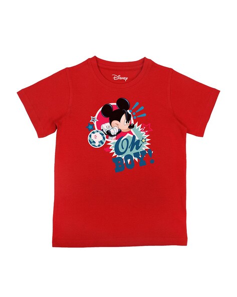 mickey mouse wearing a shirt